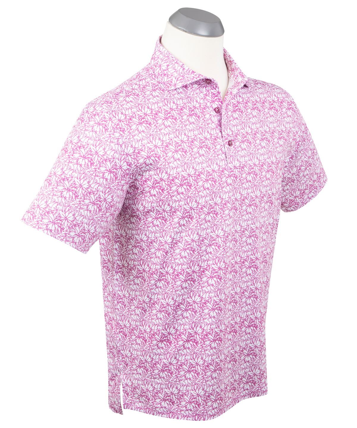 Performance Azalea Print Jersey Polo