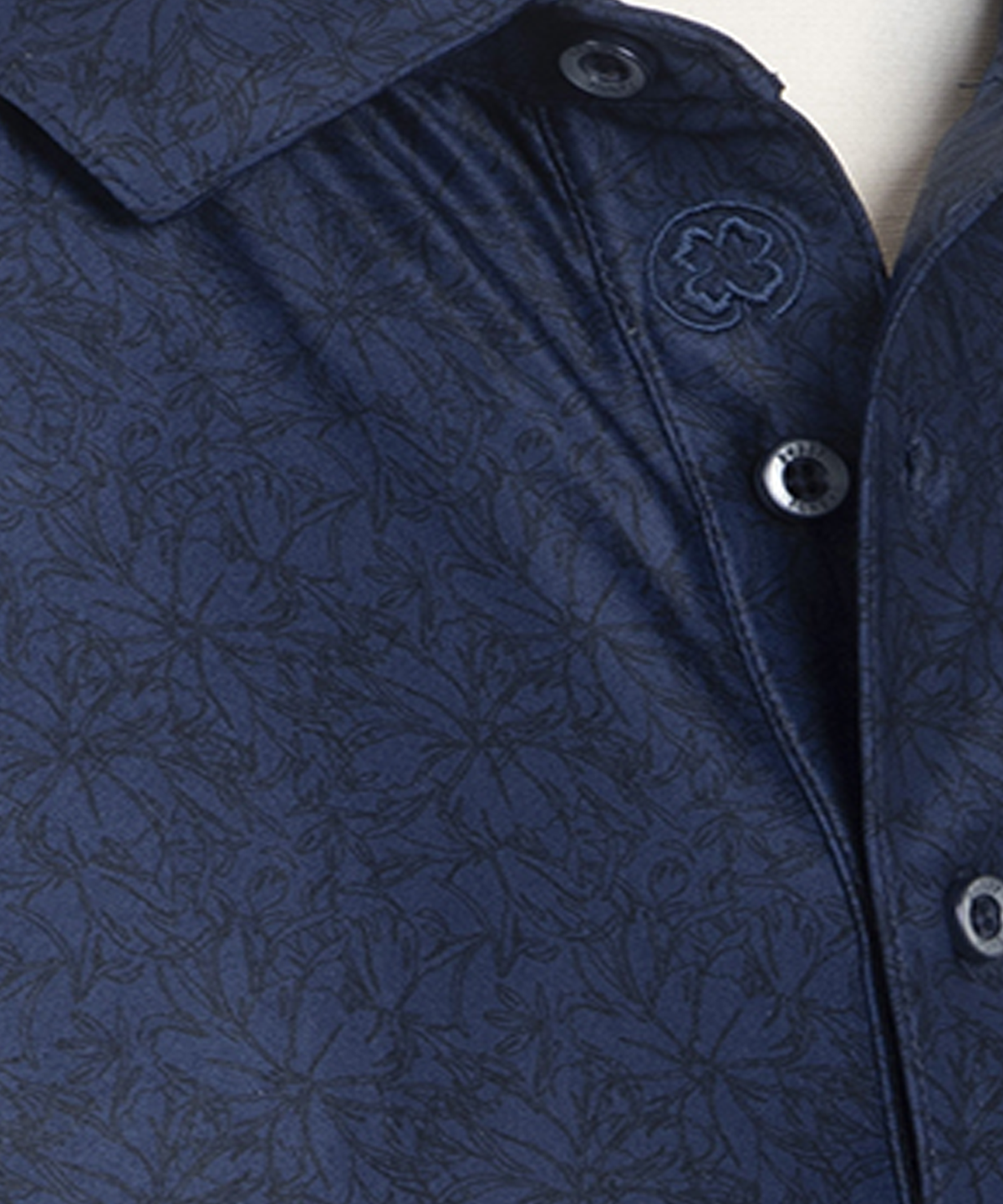 Performance Azalea Print Jersey Polo