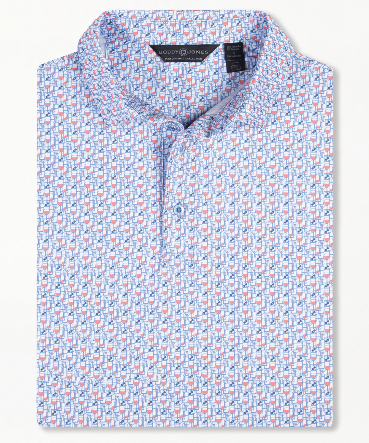 Performance Happy Hour Print Jersey Polo
