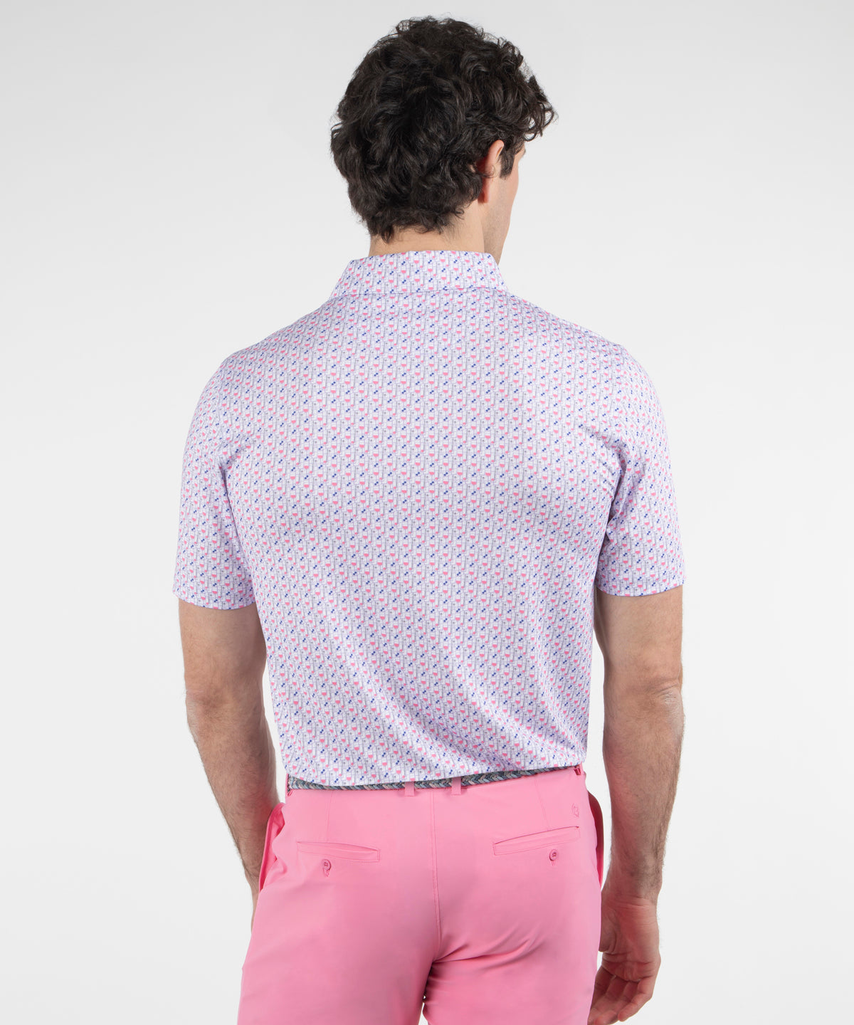 Performance Happy Hour Print Jersey Polo