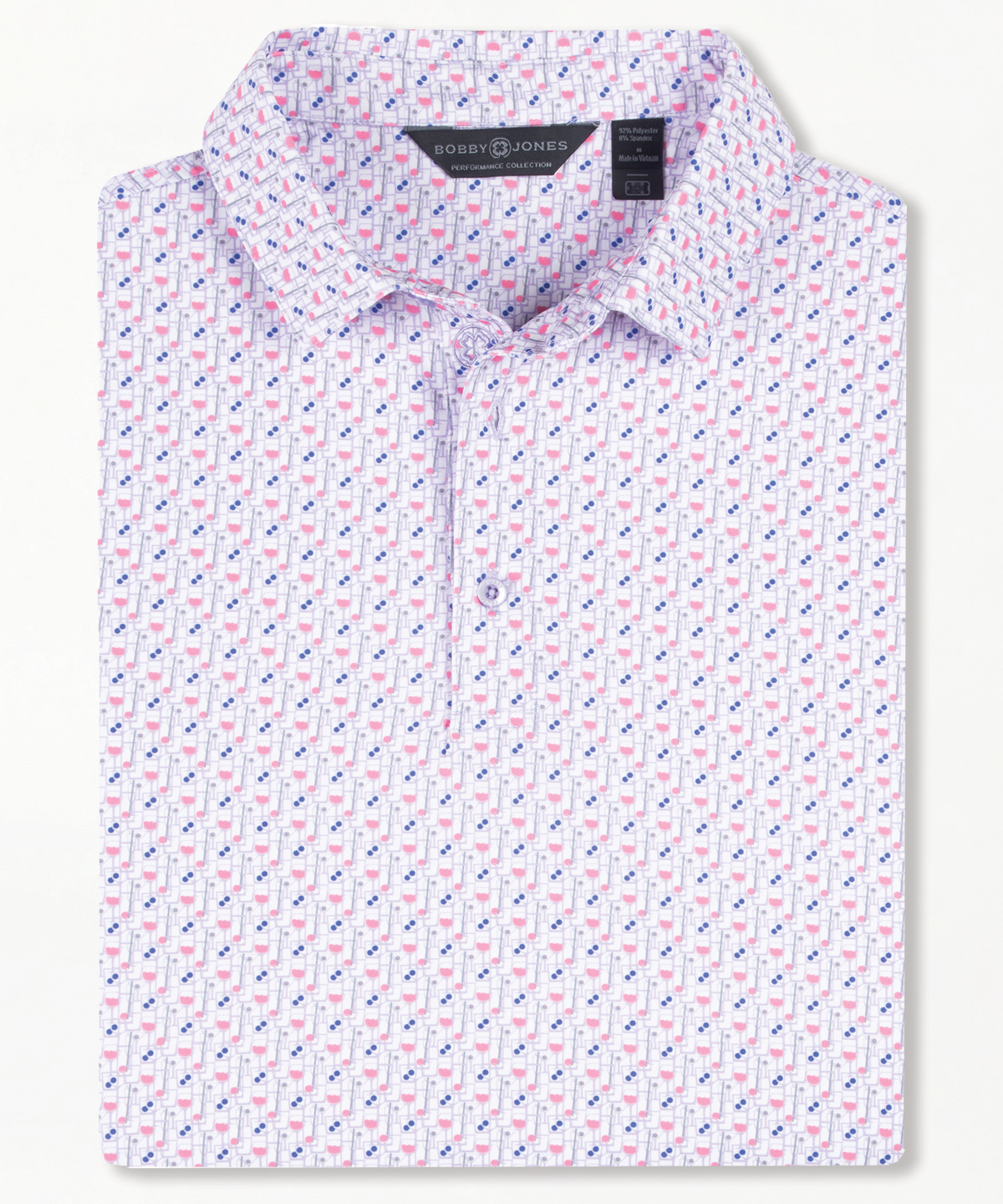 Performance Happy Hour Print Jersey Polo