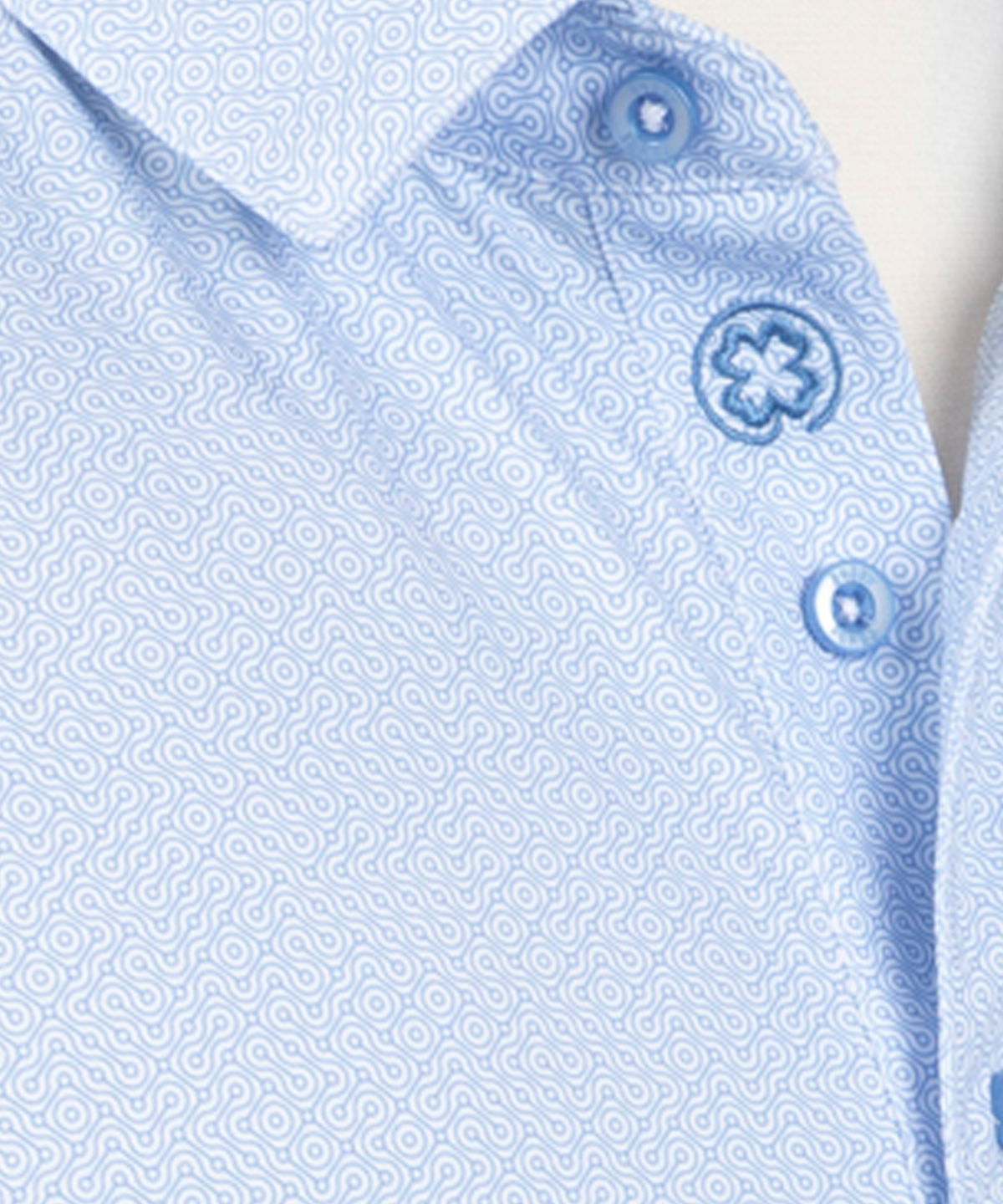 Performance Cyber Print Jersey Polo