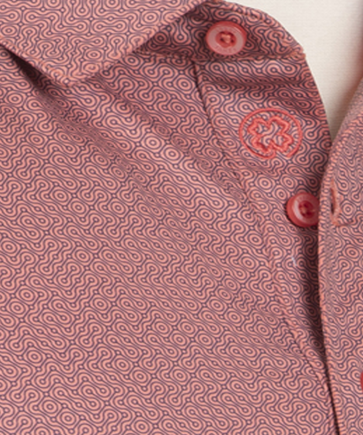 Performance Cyber Print Jersey Polo