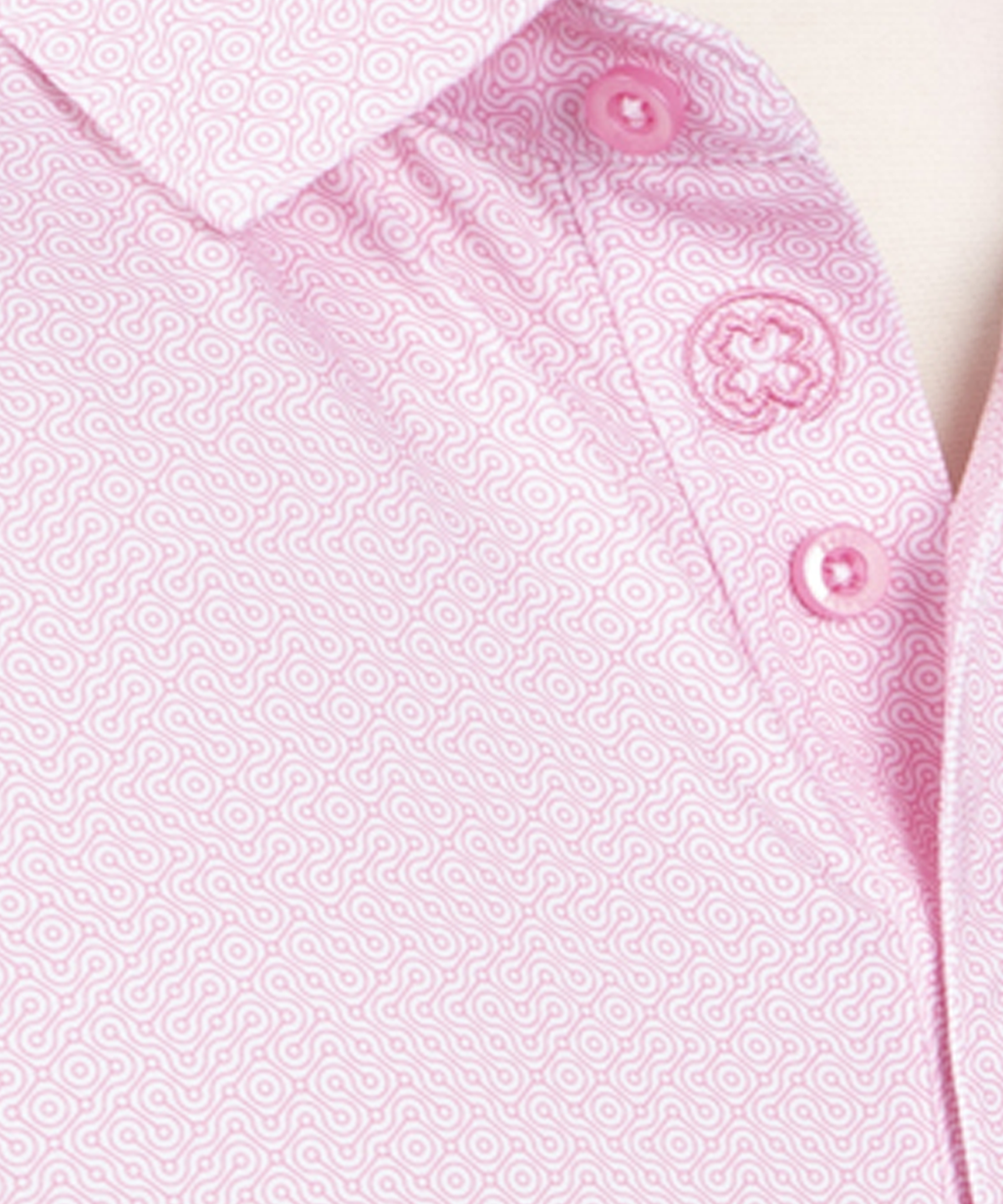 Performance Cyber Print Jersey Polo