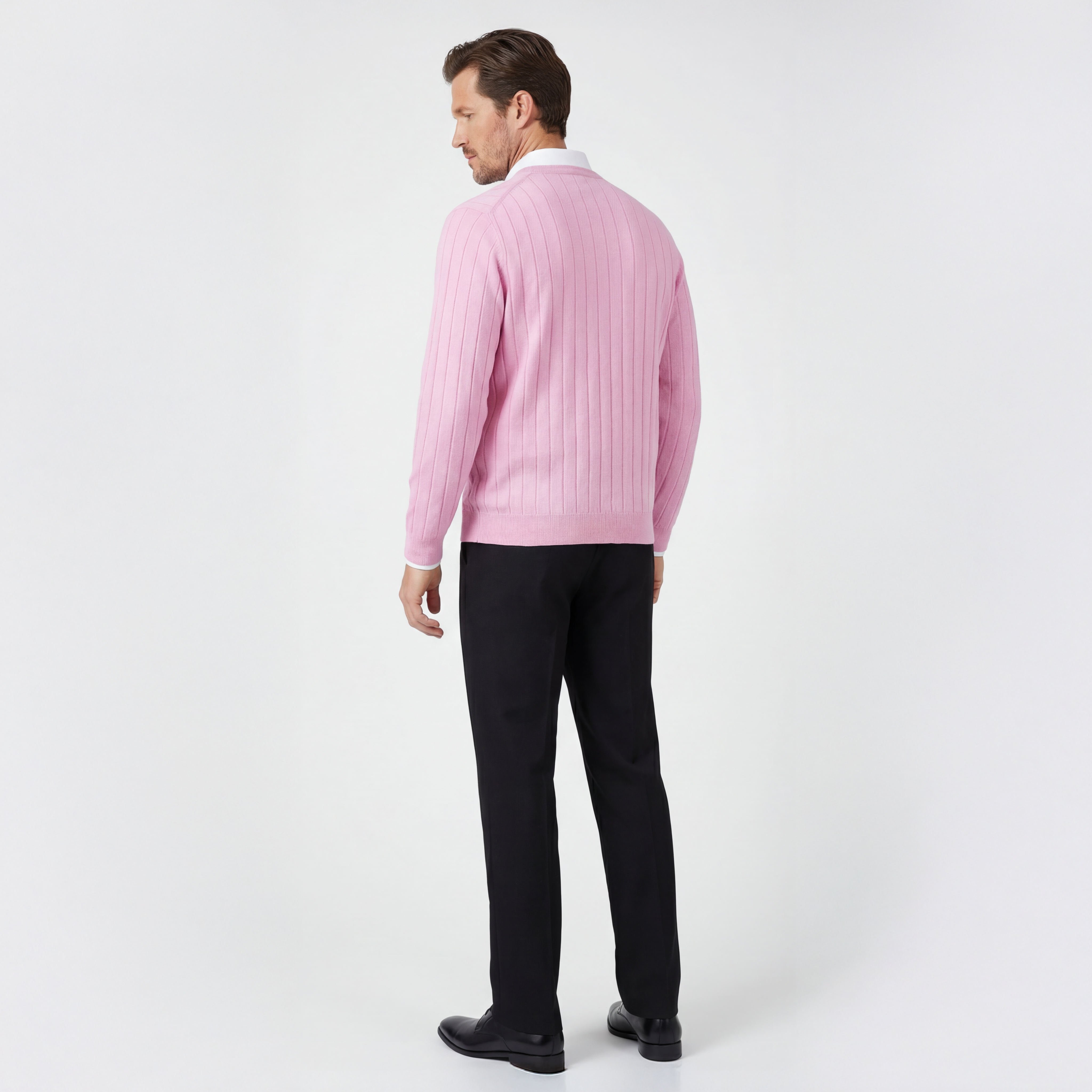 Signature Merino V-neck Pullover Sweater