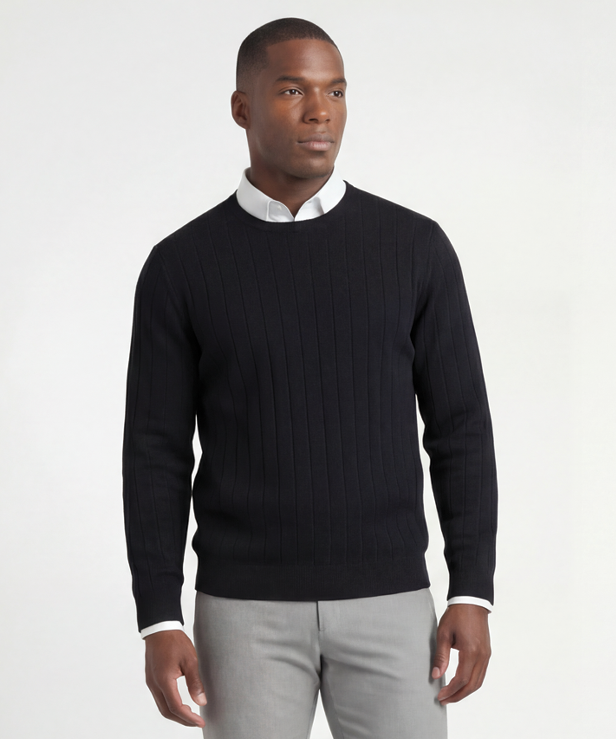 Signature Merino Crew Neck Pullover