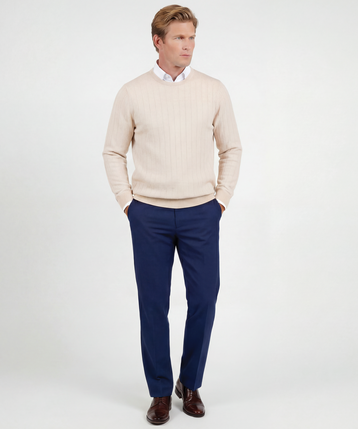 Signature Merino Crew Neck Pullover