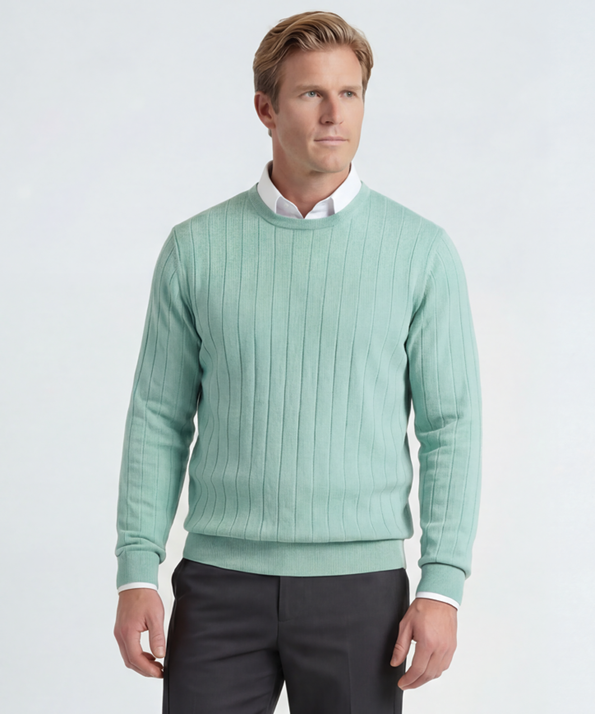 Signature Merino Crew Neck Pullover