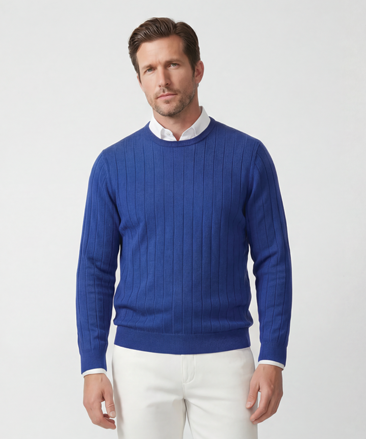Signature Merino Crew Neck Pullover