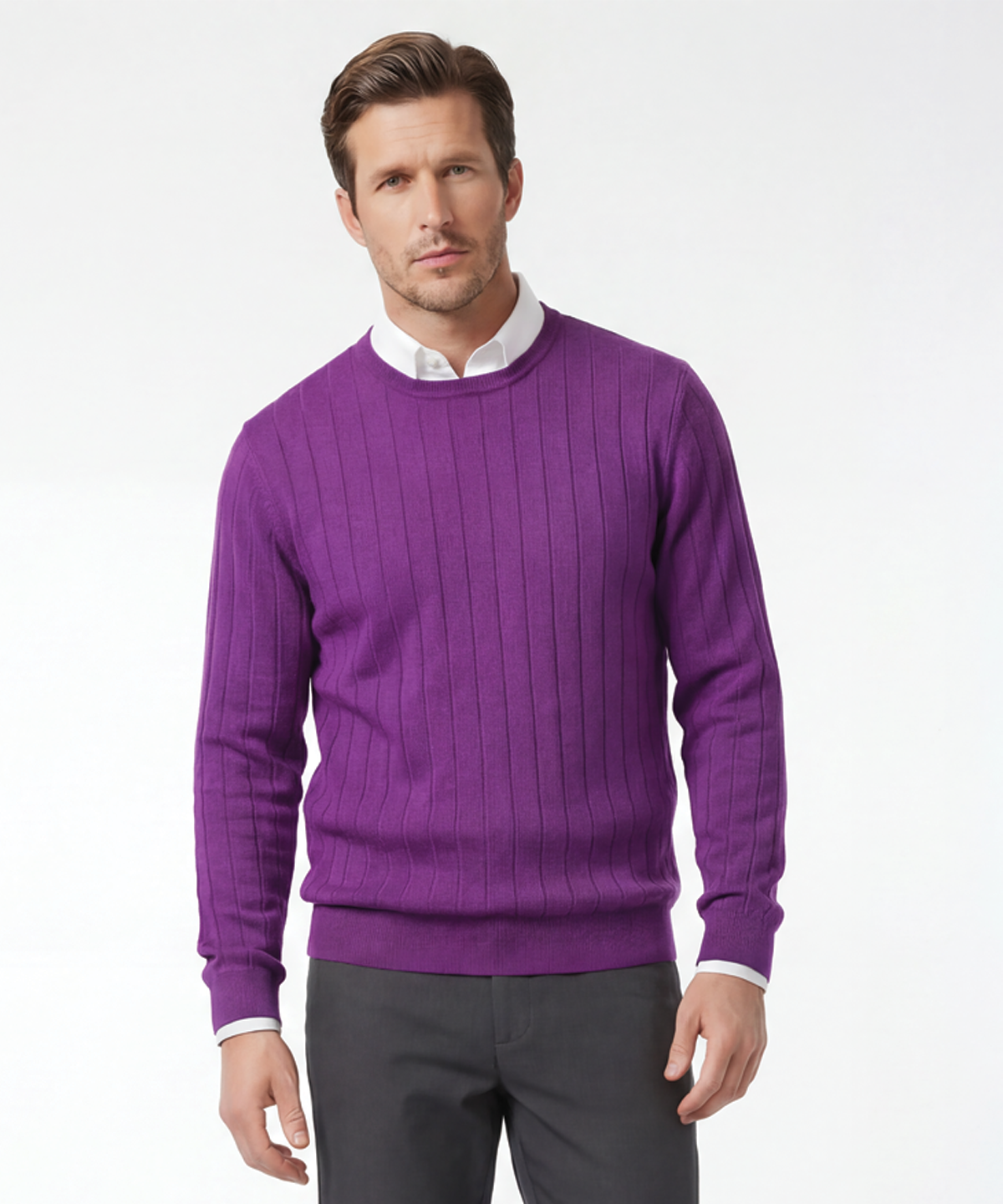 Signature Merino Crew Neck Pullover