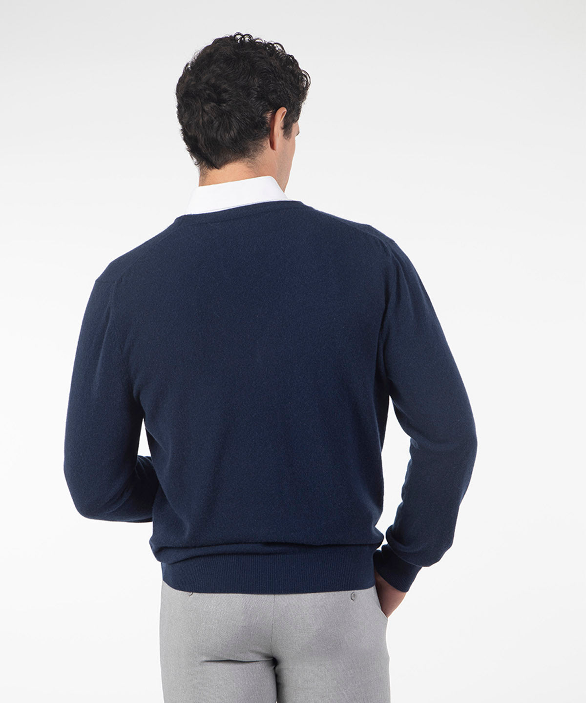 Heritage Italian Button-Front Cashmere Cardigan Sweater