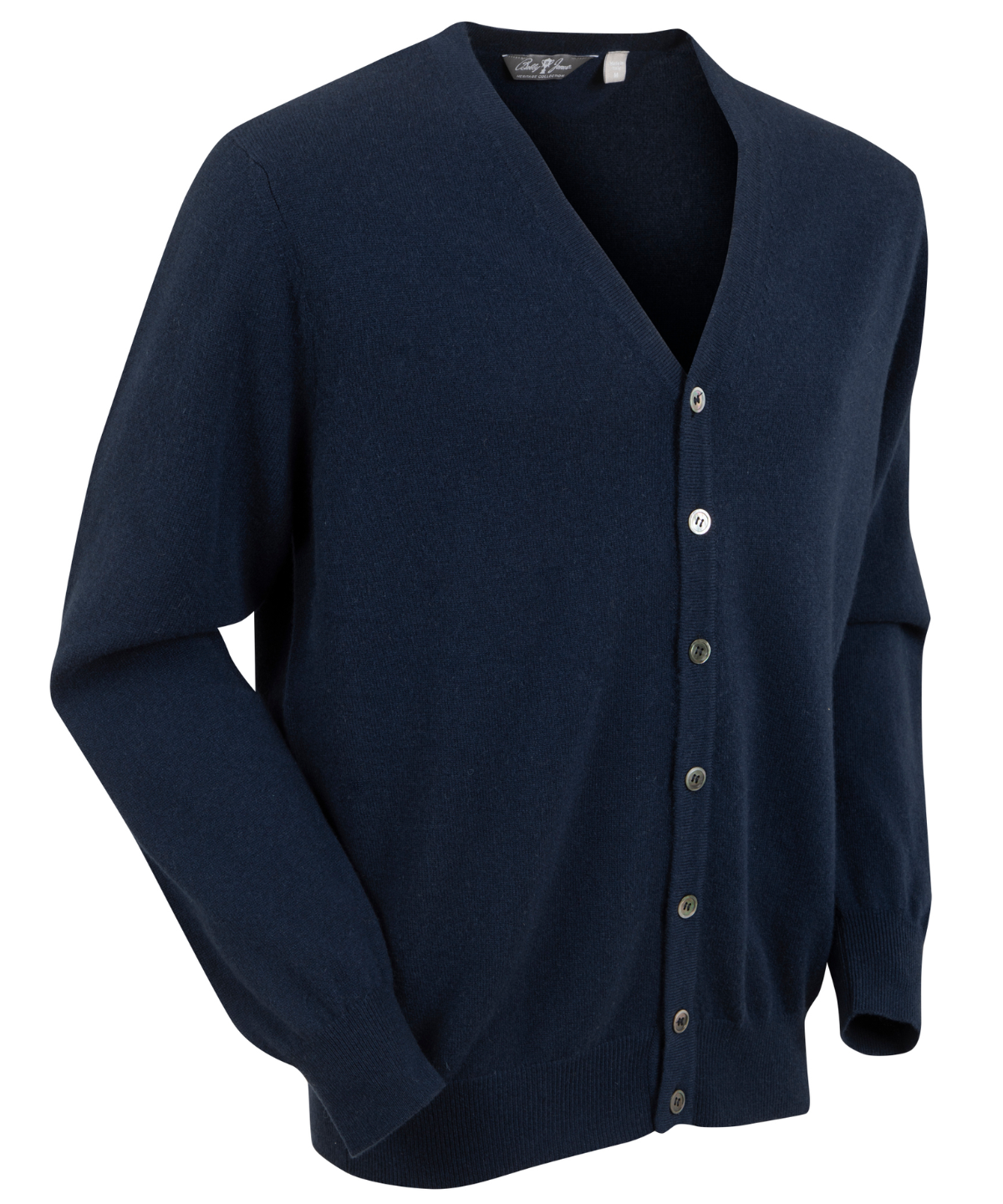 Heritage 100% Italian Cashmere Button-Front Cardigan Sweater