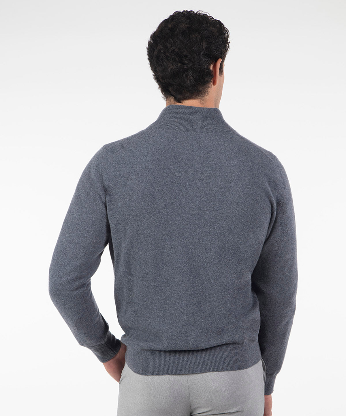 Heritage Italian Full-Zip Cashmere Cardigan Sweater