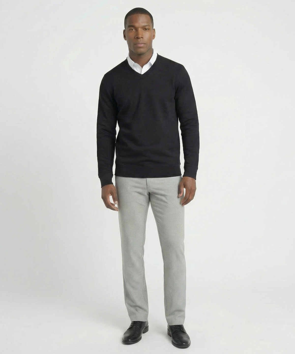 Signature Leaderboard Pima Cotton V-Neck Pullover