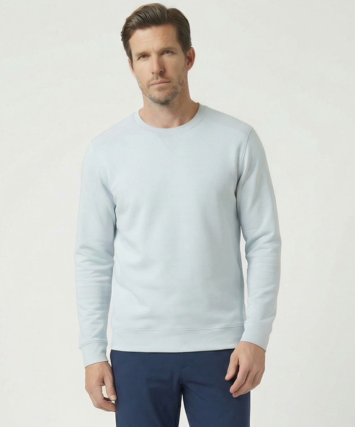 Signature Leaderboard Pima Cotton Crew Neck Pullover