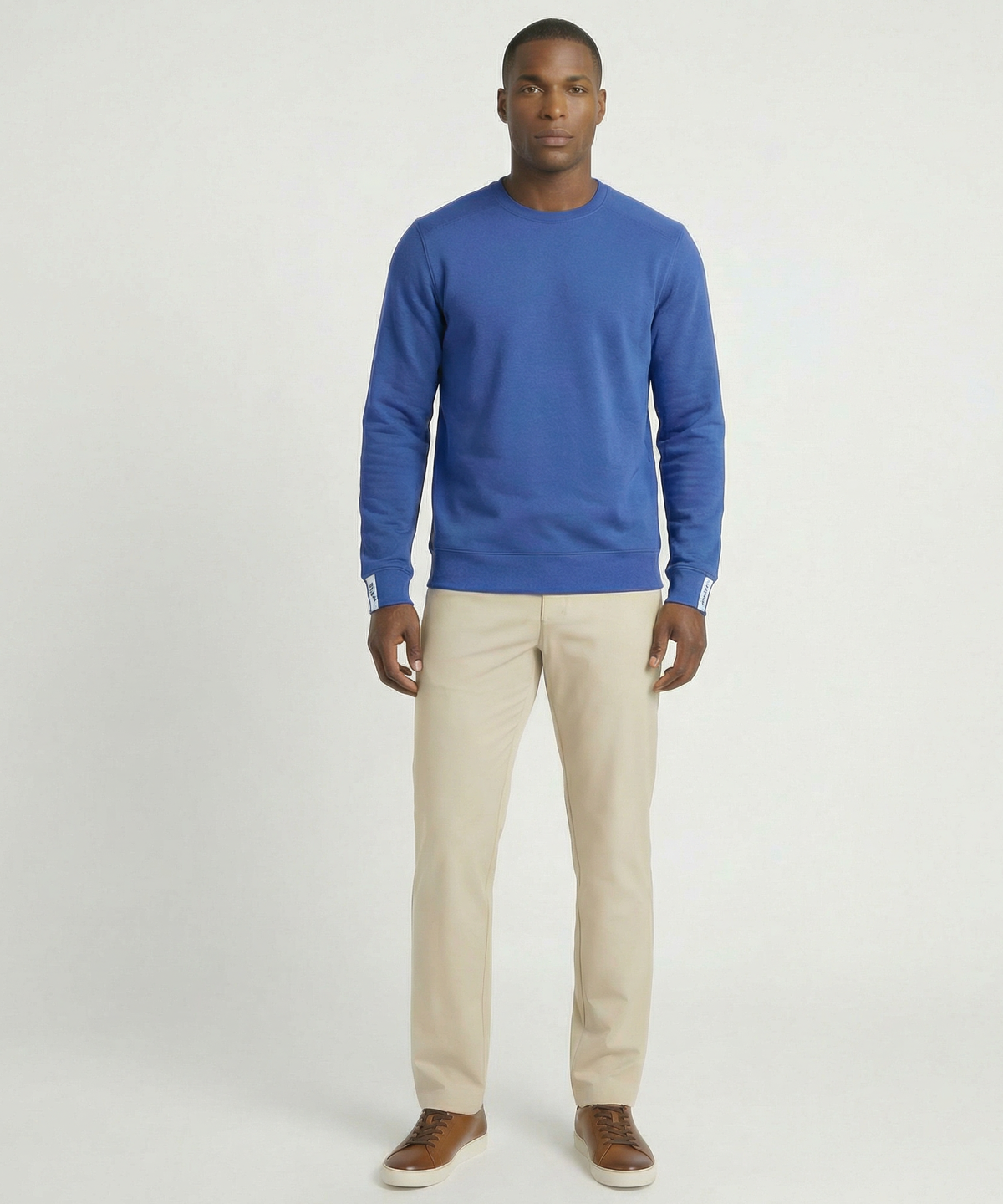 Signature Leaderboard Pima Cotton Crew Neck Pullover