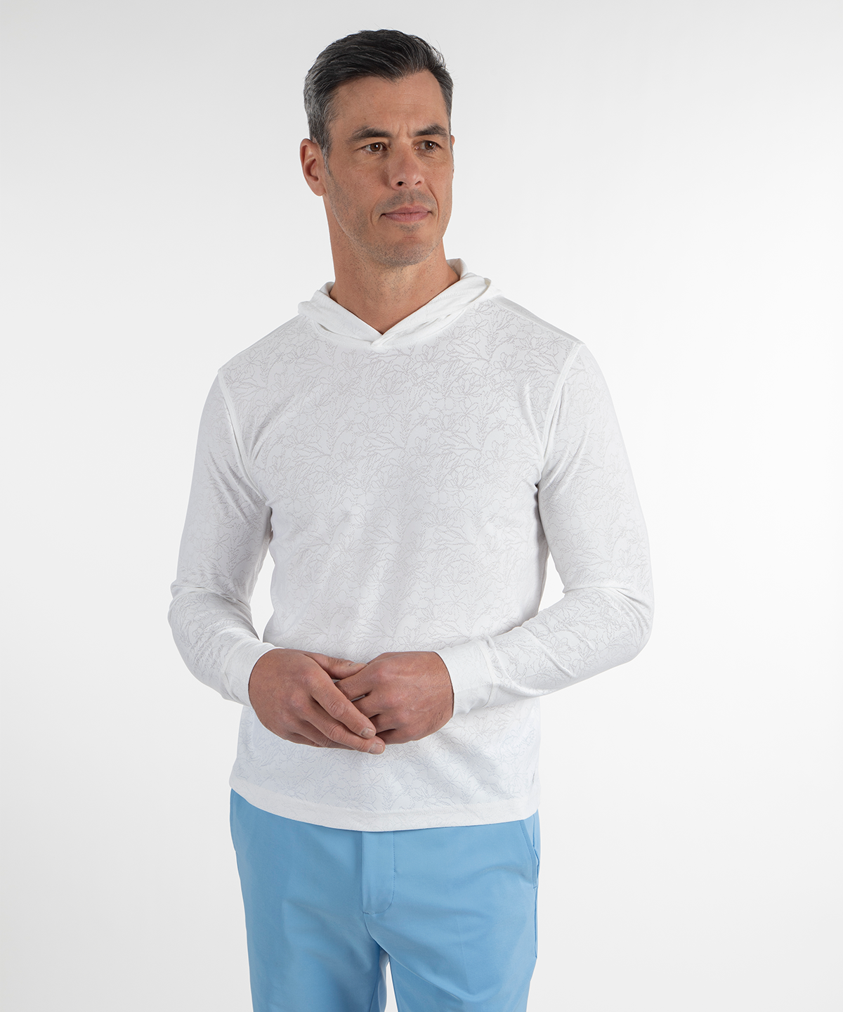 Performance Magnolia Jacquard Hoodie