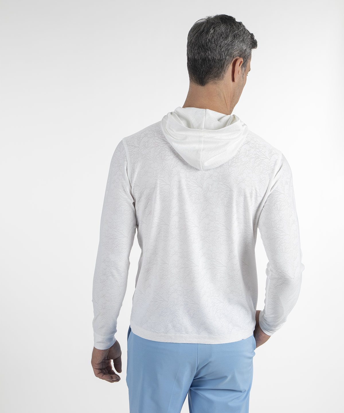 Performance Magnolia Jacquard Hoodie