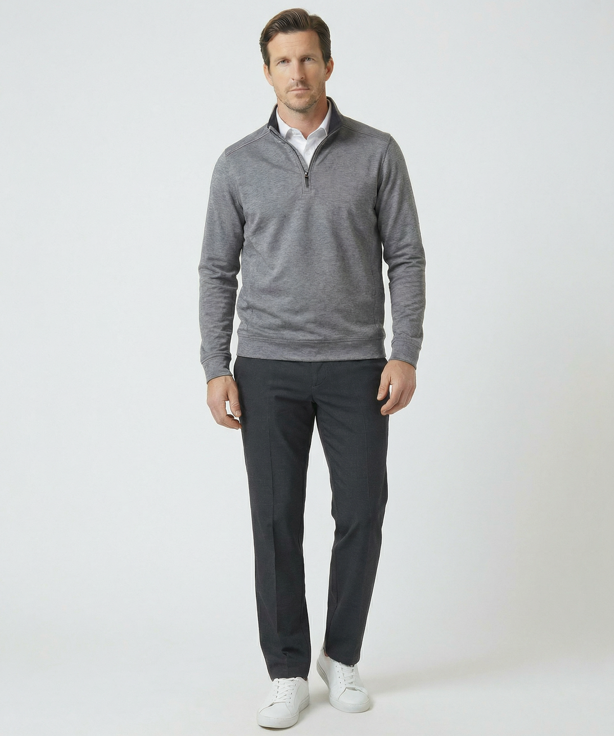Performance Clubhouse Quarter-Zip Long-Sleeve Pullover