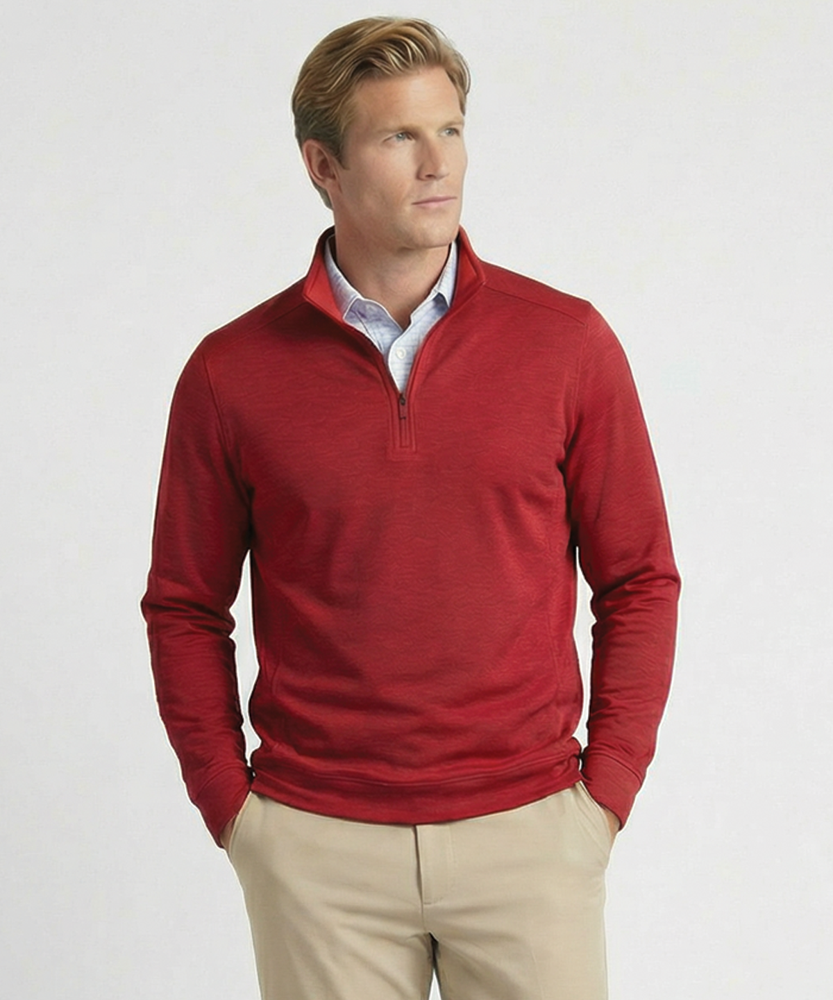Performance Clubhouse Quarter-Zip Long-Sleeve Pullover