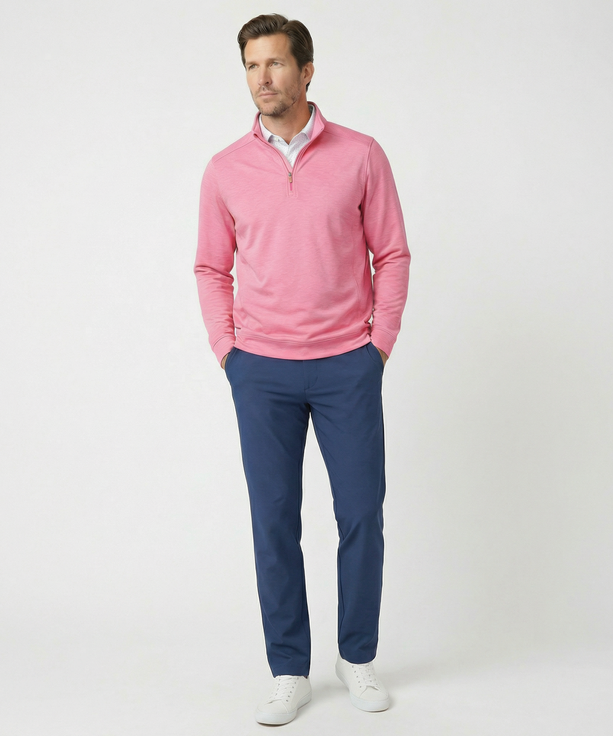 Performance Clubhouse Quarter-Zip Long-Sleeve Pullover