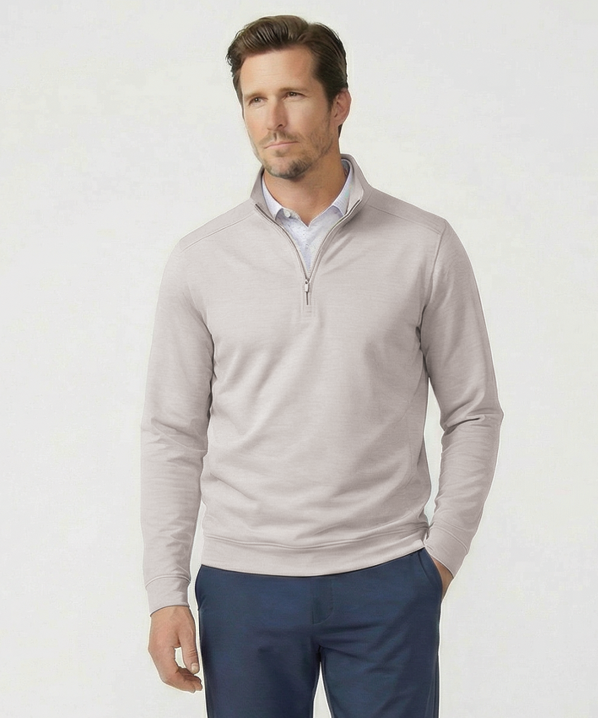Performance Clubhouse Quarter-Zip Long-Sleeve Pullover