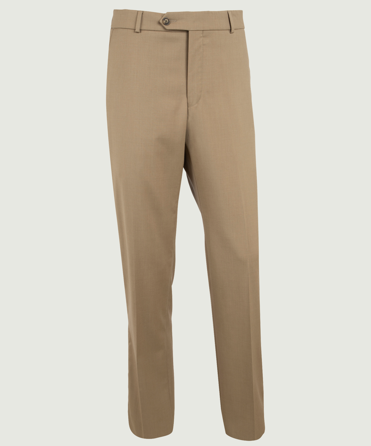 Signature Solid Wool Gabardine Trousers - Bobby Jones