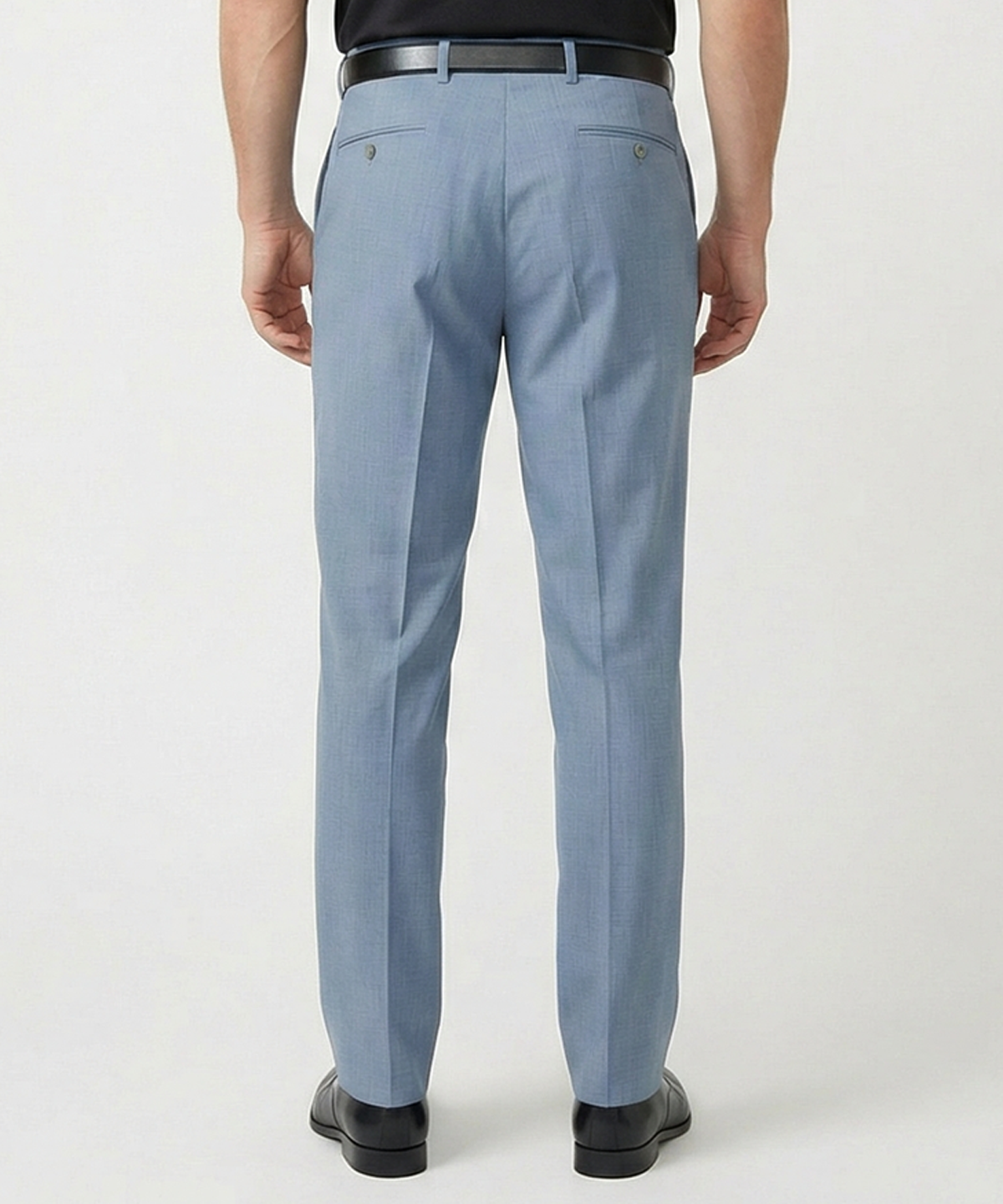 Signature Solid Wool Gabardine Trousers - Bobby Jones