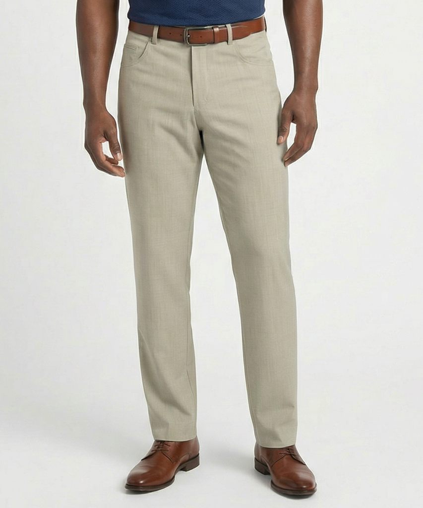 Signature Bi-Stretch Serge Wool 5-Pocket Pants - Bobby Jones