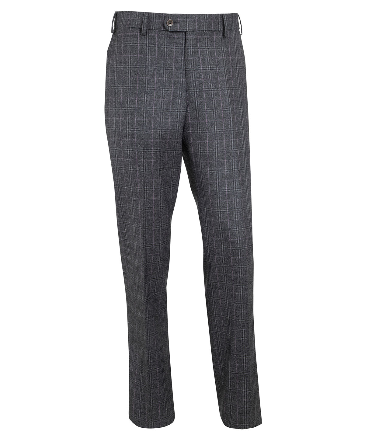 Heritage Flat Front Super 130s Check Pant