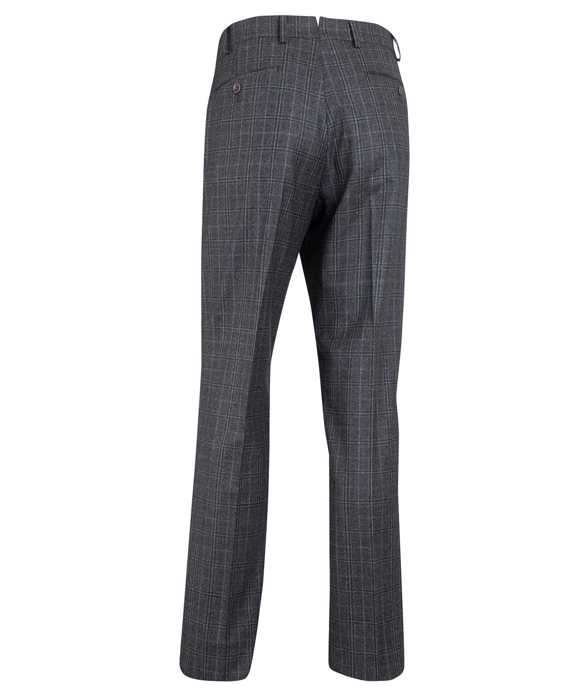 Heritage Flat Front Super 130s Check Pant