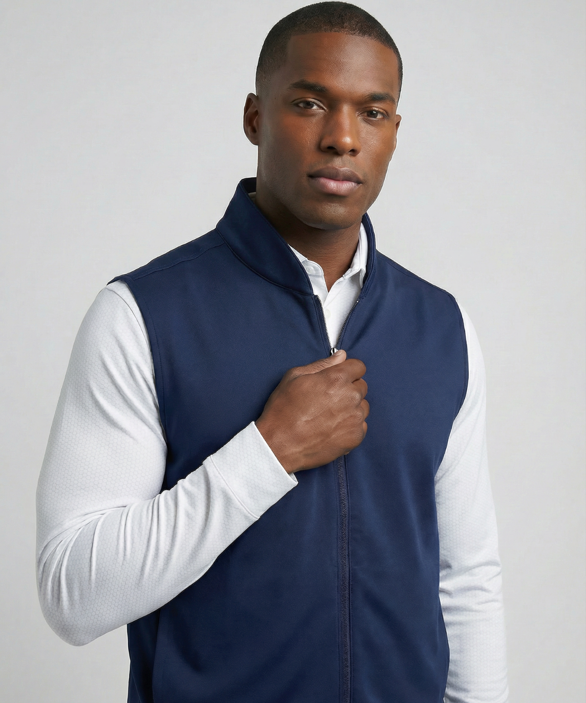 Performance Gamer Blade Collar Full-Zip Vest - Bobby Jones Performance Gamer Blade Collar Full-Zip Vest - Bobby Jones