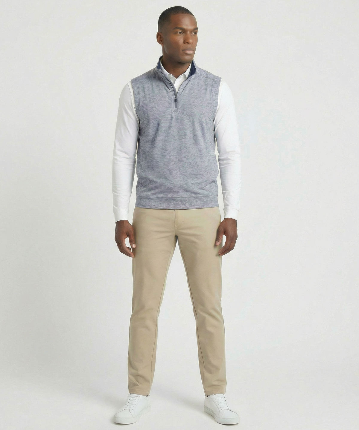 Performance Clubhouse Quarter-Zip Vest - Bobby Jones