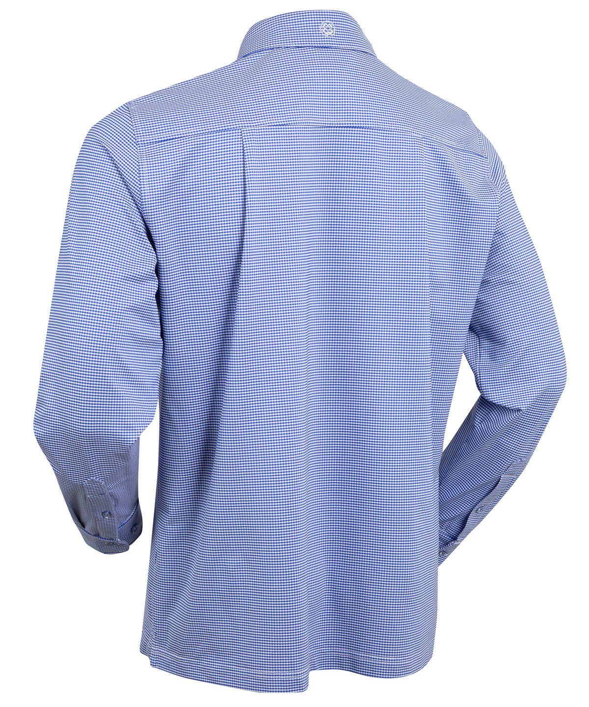 Performance Long-Sleeve Jacquard Check Sport Shirt