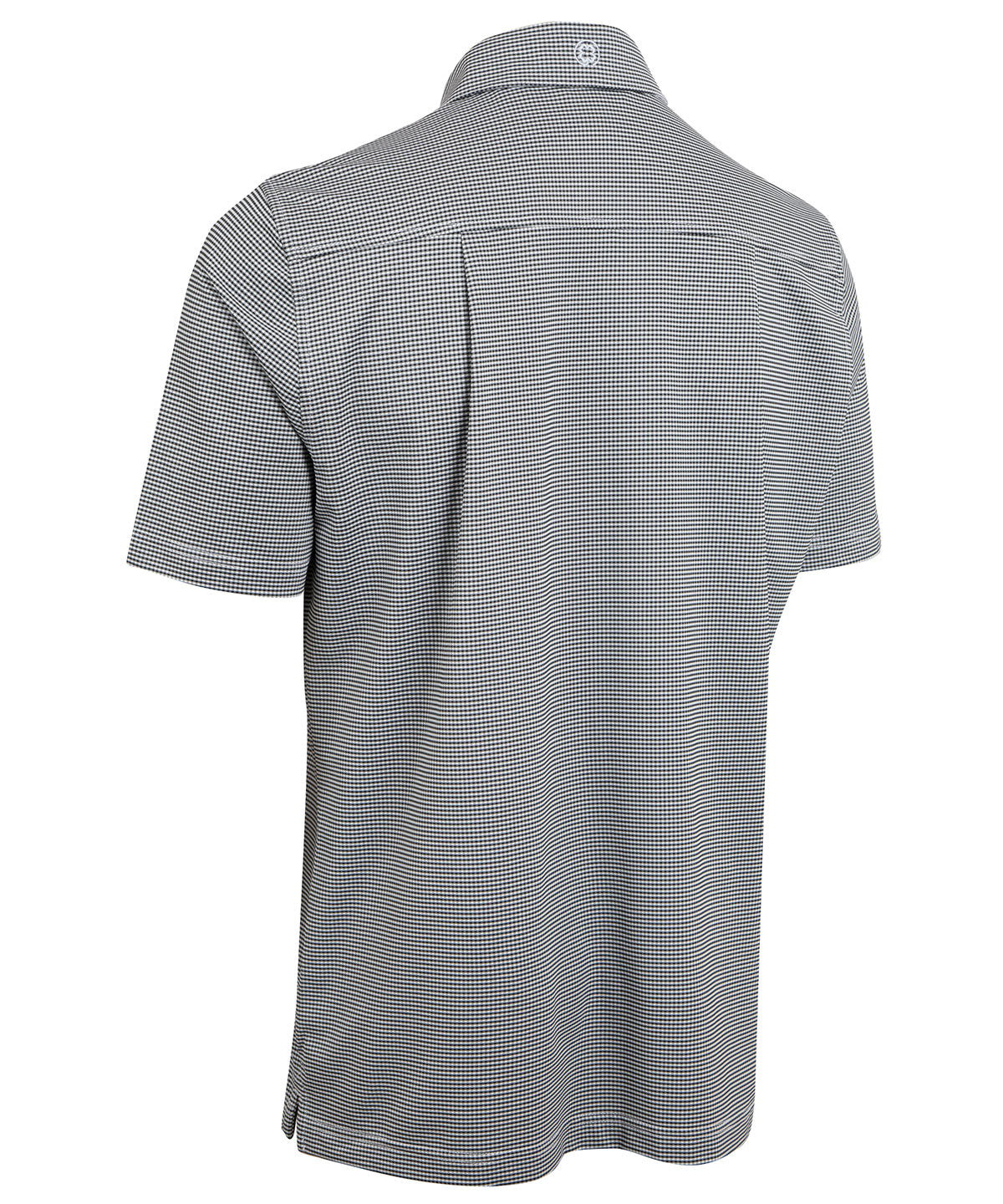 Performance Short-Sleeve Jacquard Check Sport Shirt