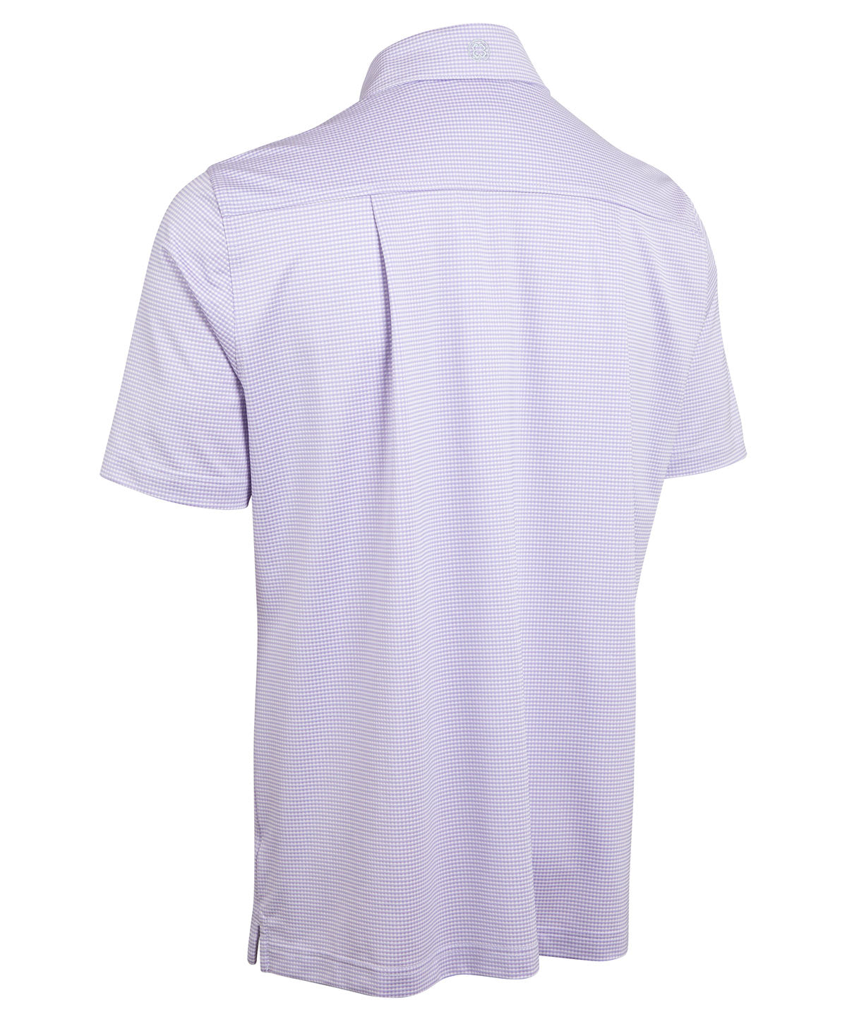 Performance Short-Sleeve Jacquard Check Sport Shirt