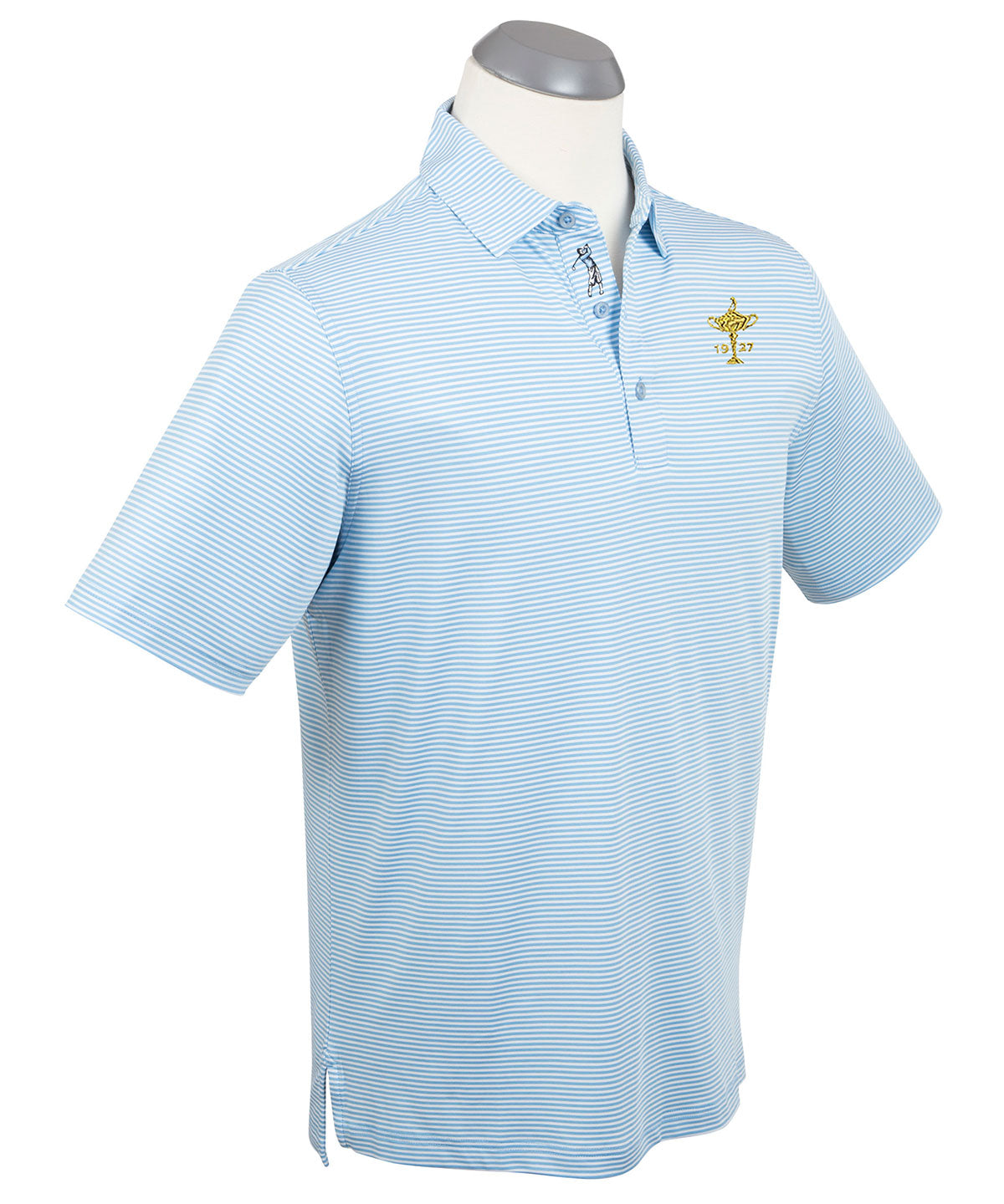 1927 Ryder Cup Performance Jersey Mini Tonal Feed Stripe Polo