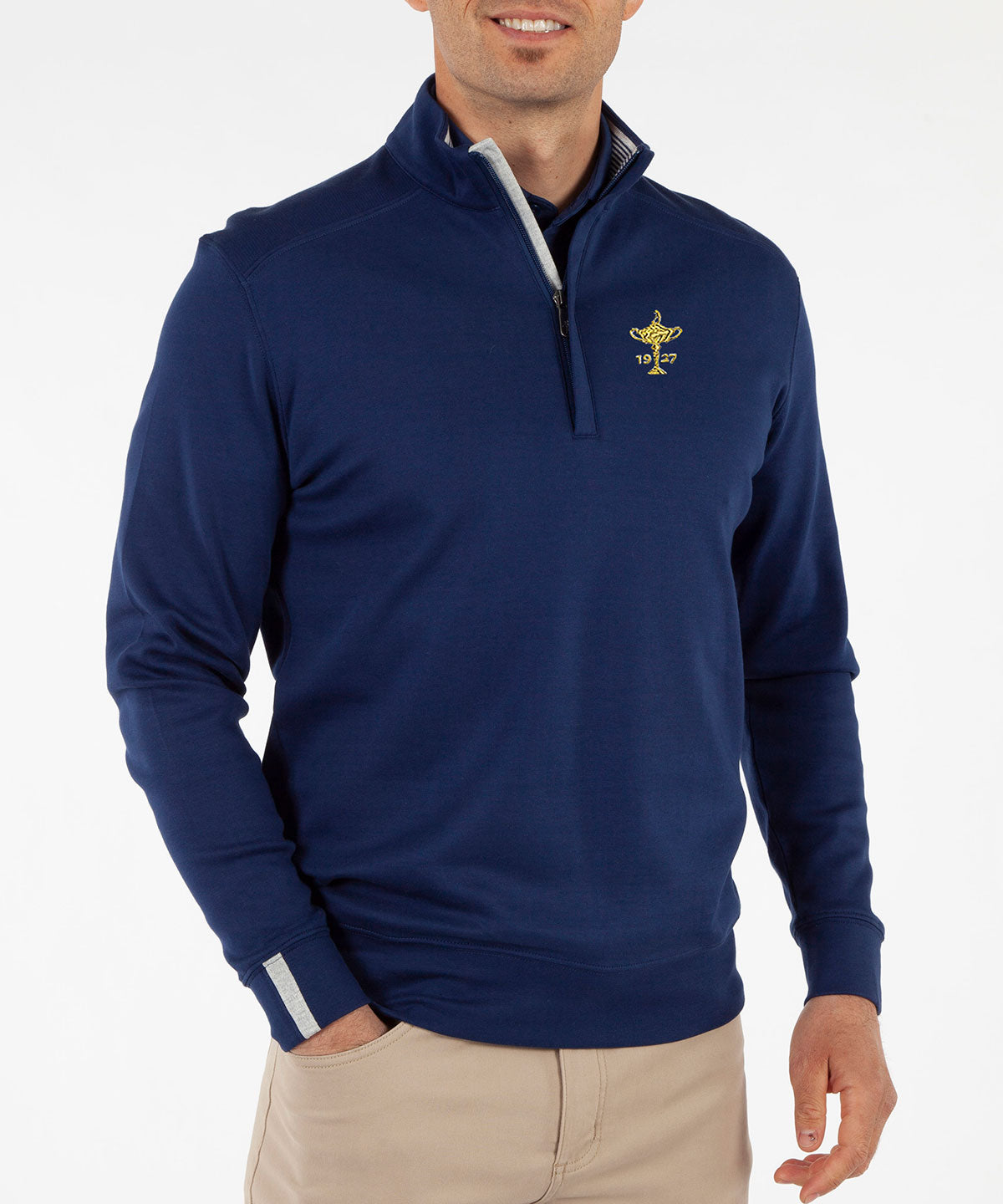 1927 Ryder Cup Signature Leaderboard Pima Cotton Quarter-Zip Pullover