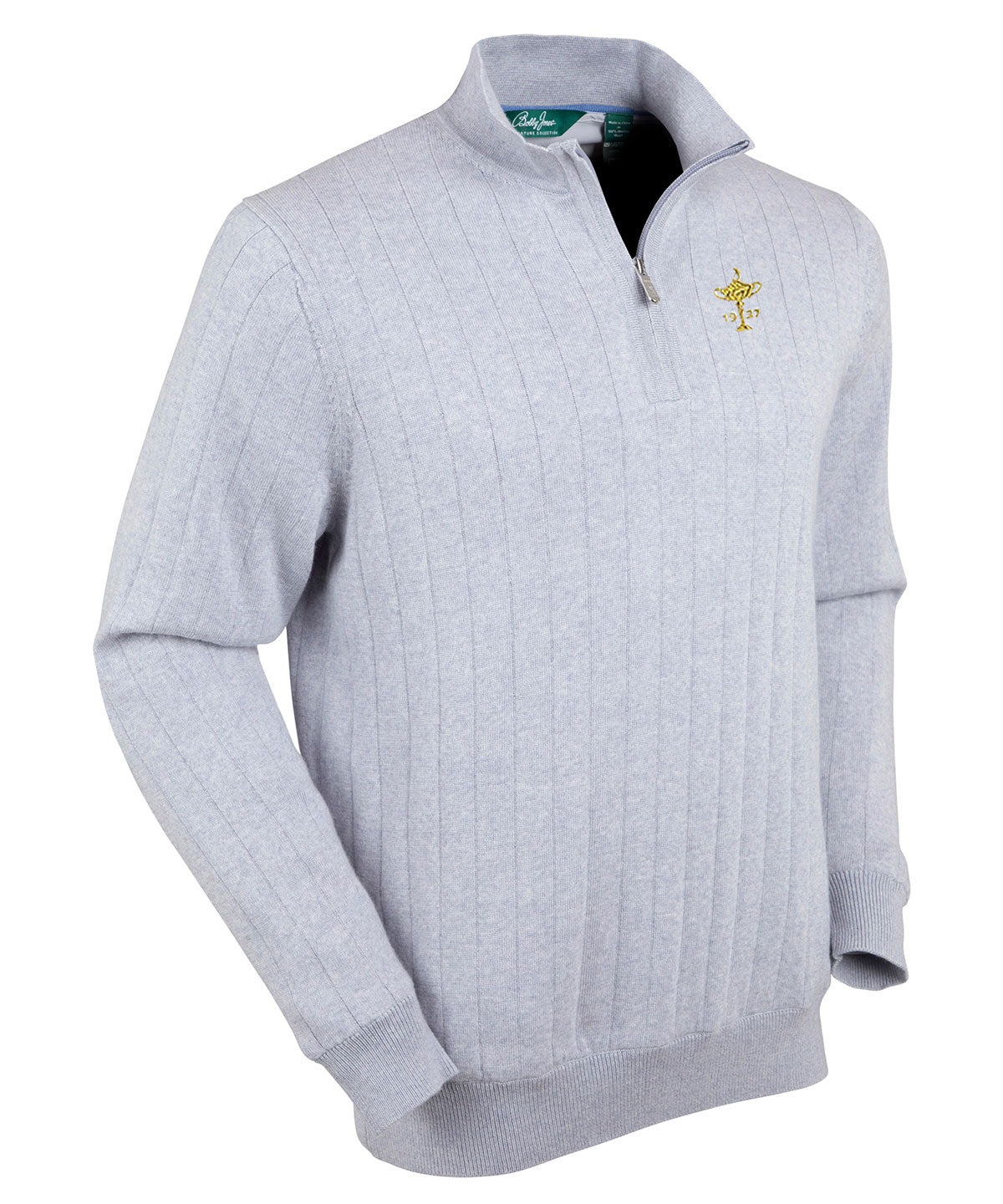 1927 Ryder Cup Signature Merino Lined Quarter-Zip Mock Neck Wind Sweater