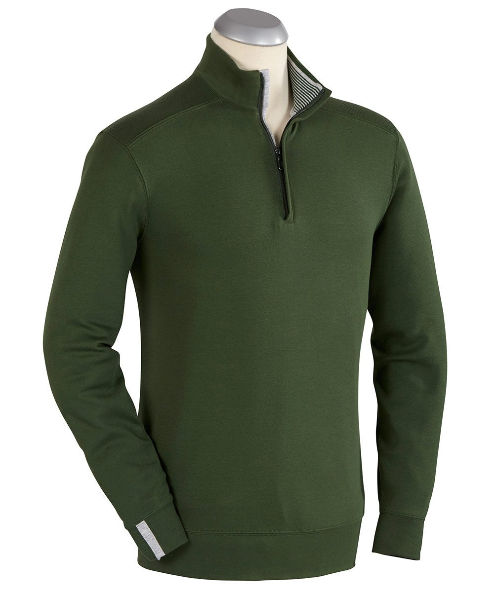 Signature Leaderboard Pima Cotton Quarter-Zip Pullover