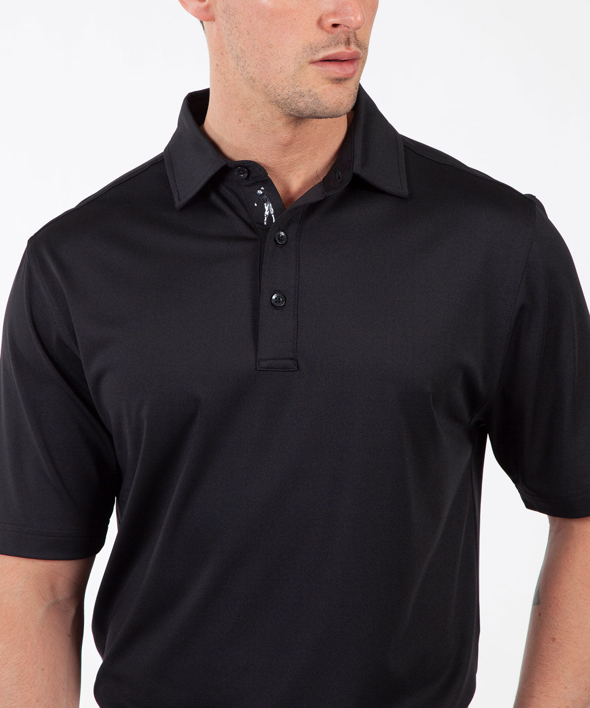 Performance Solid Jersey Short Sleeve Polo Shirt