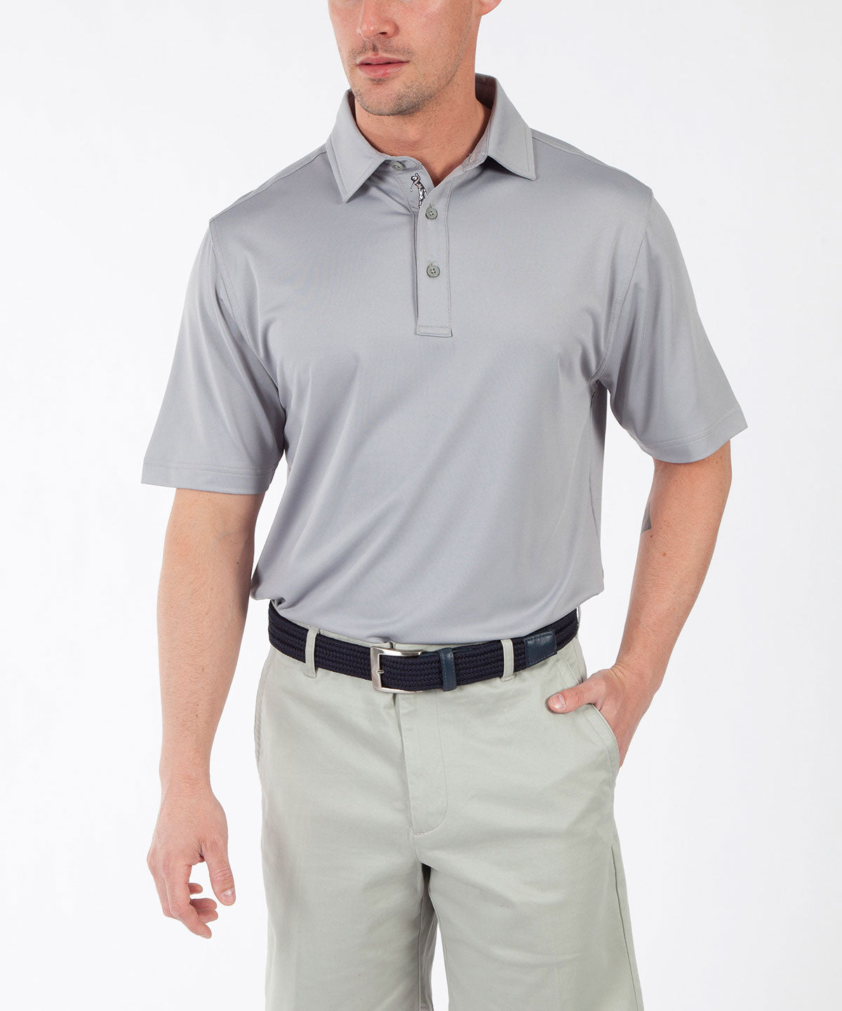 Performance Solid Jersey Short Sleeve Polo Shirt