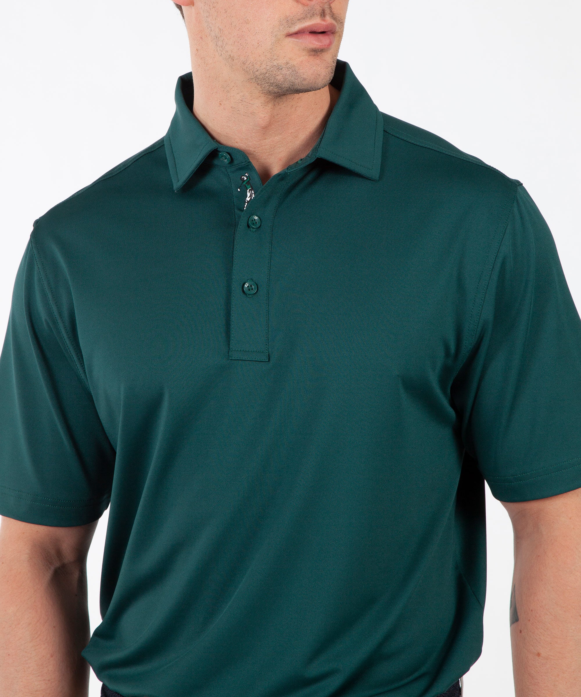 Performance Solid Jersey Short Sleeve Polo Shirt