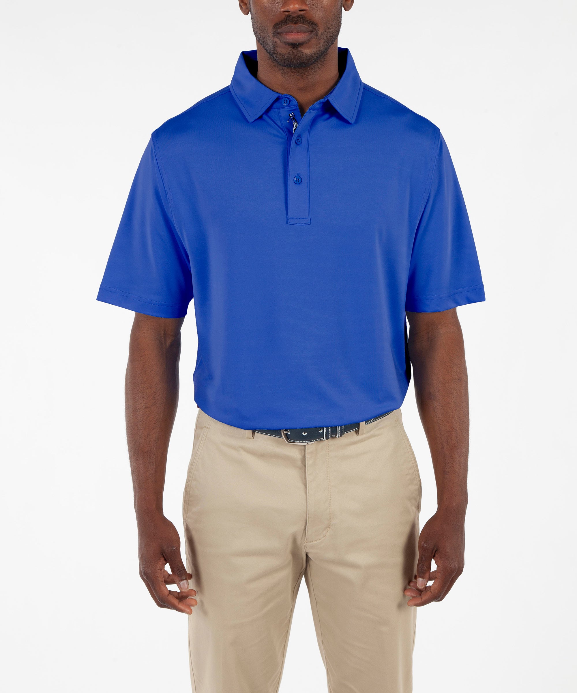 Performance Solid Jersey Short Sleeve Polo Shirt