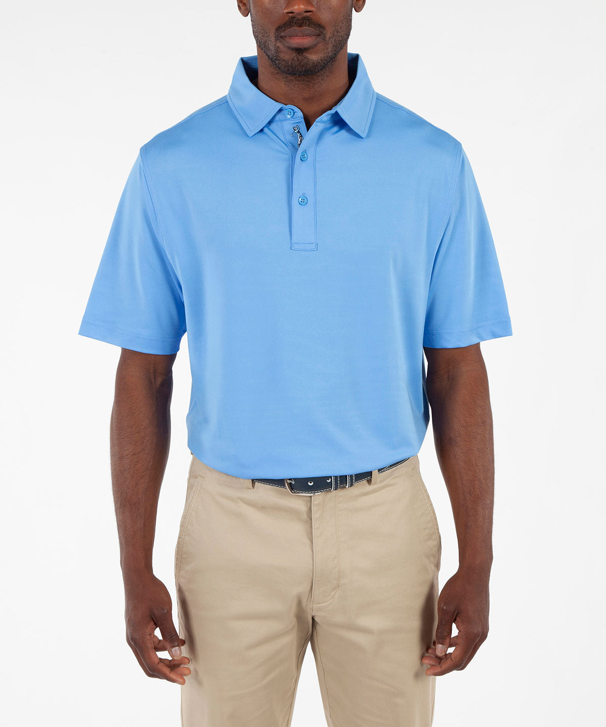 Performance Solid Jersey Short Sleeve Polo Shirt