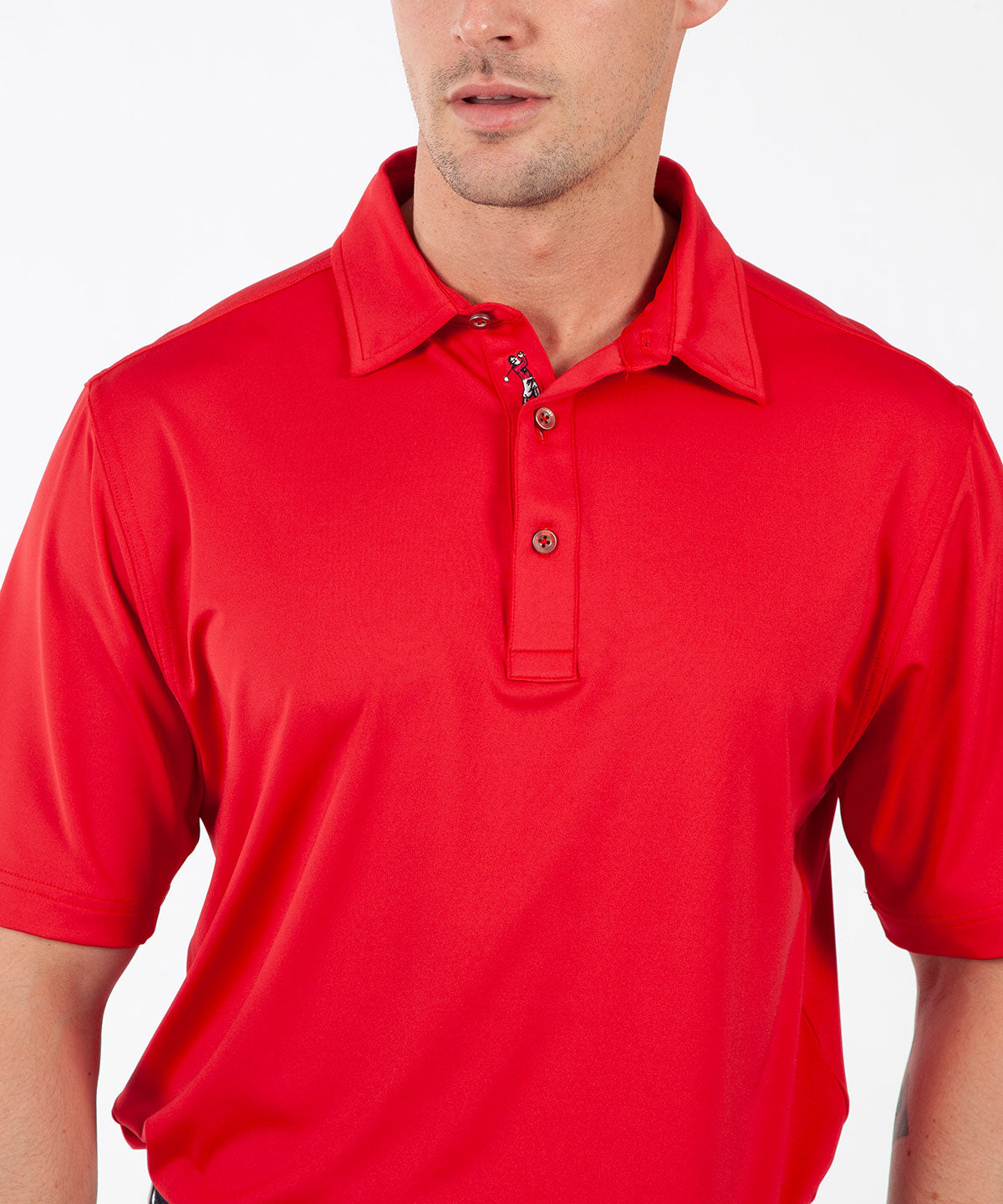 Performance Solid Jersey Short Sleeve Polo Shirt