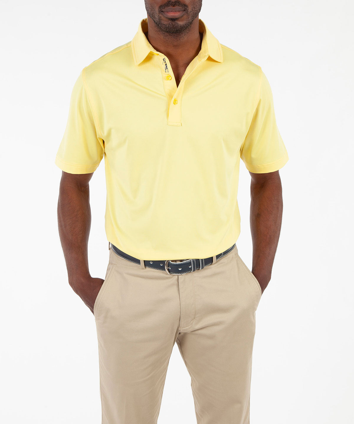 Performance Solid Jersey Short Sleeve Polo Shirt