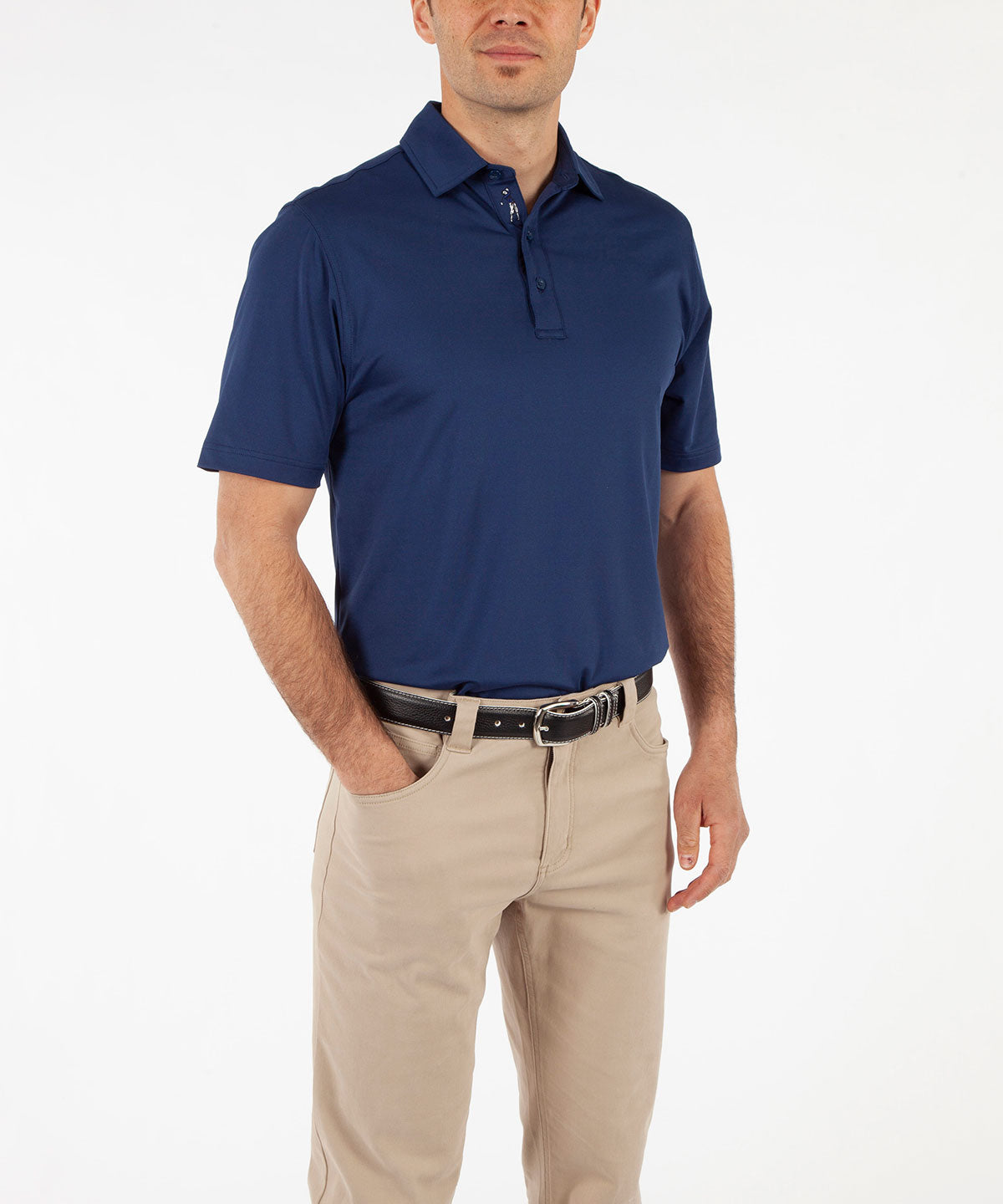 Performance Solid Jersey Short Sleeve Polo Shirt