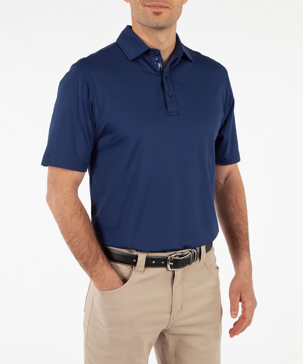 Performance Solid Jersey Short Sleeve Polo Shirt