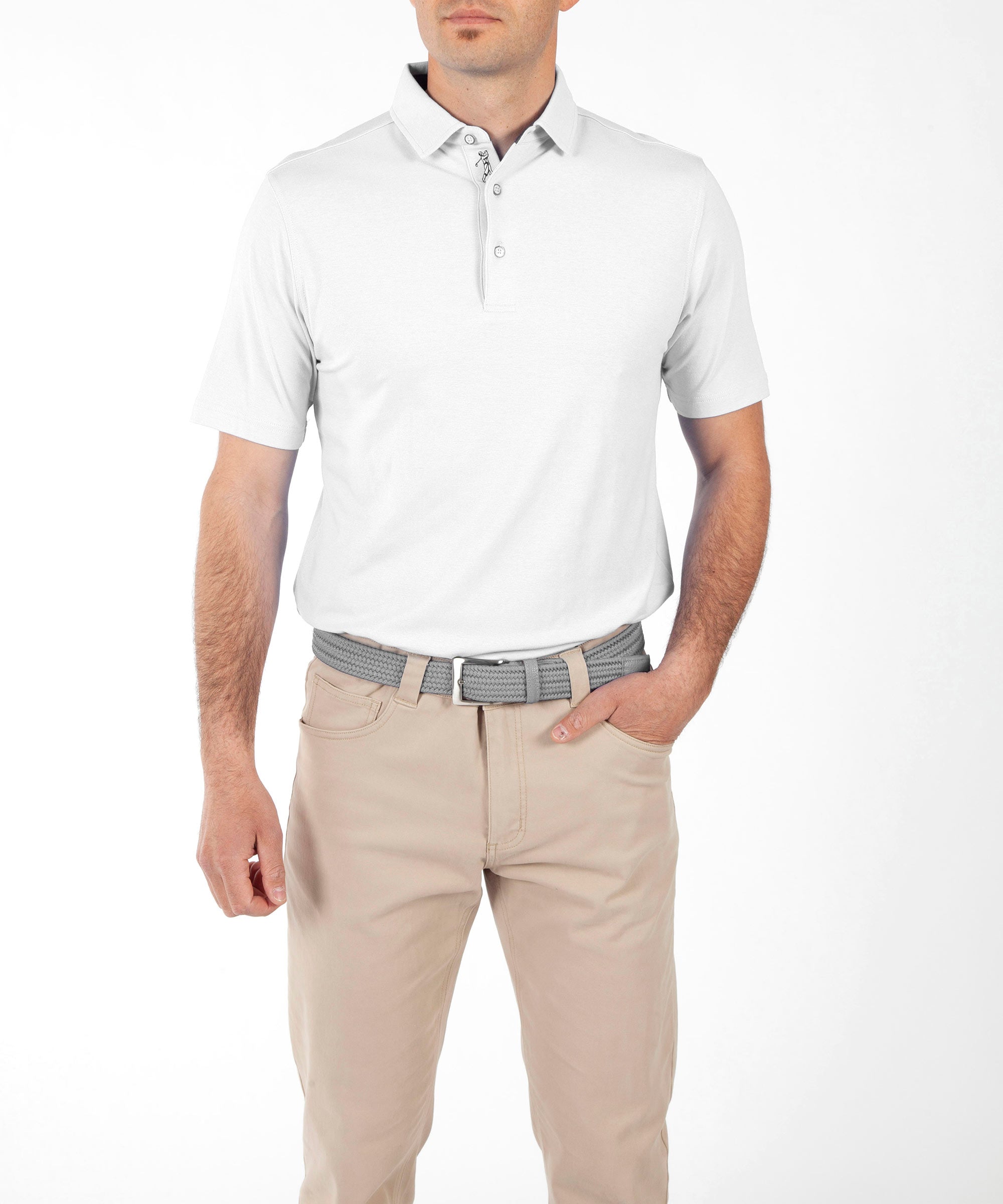 eFX Performance Cotton Solid Short Sleeve Polo Shirt